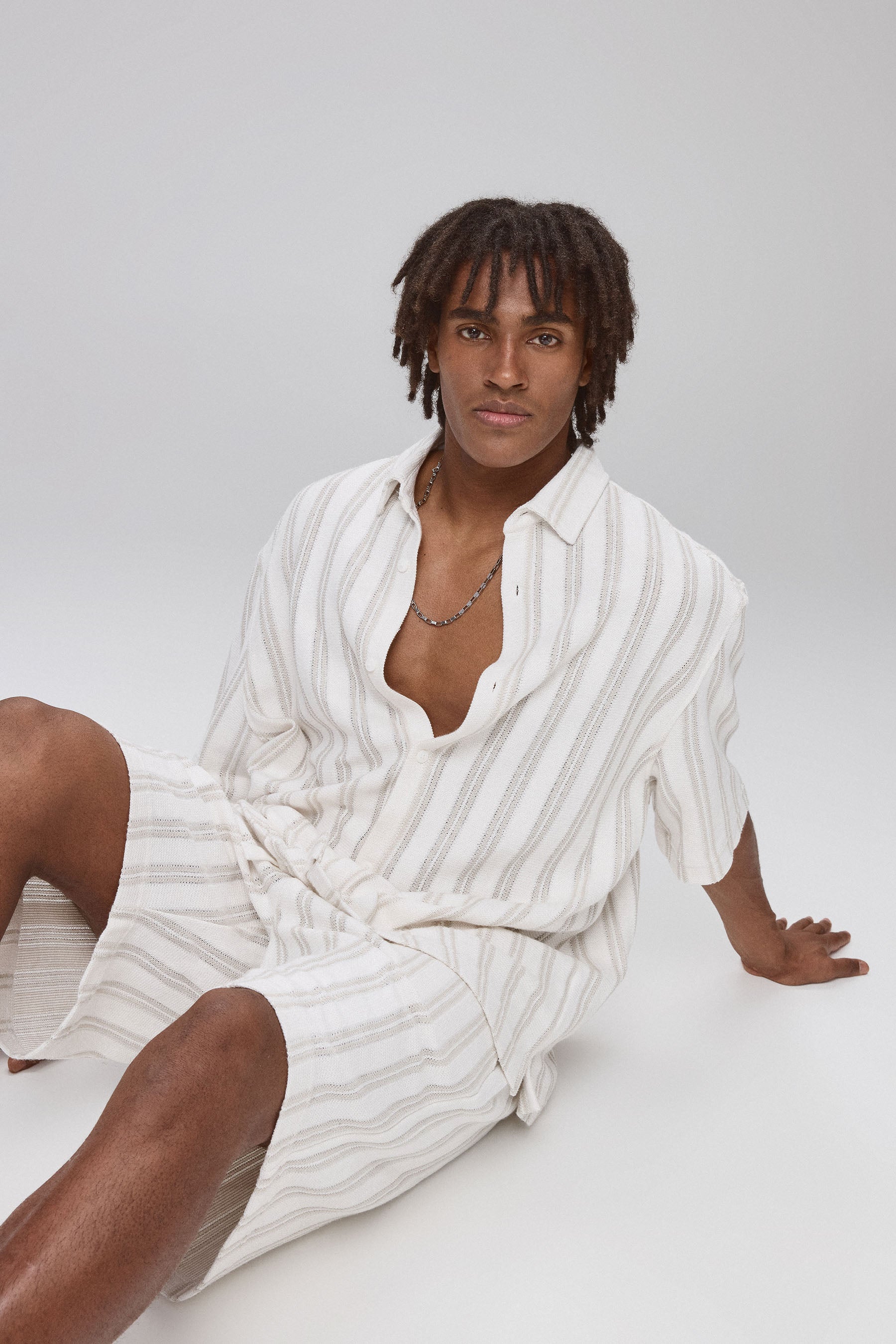 חולצת סט קרושה פסים