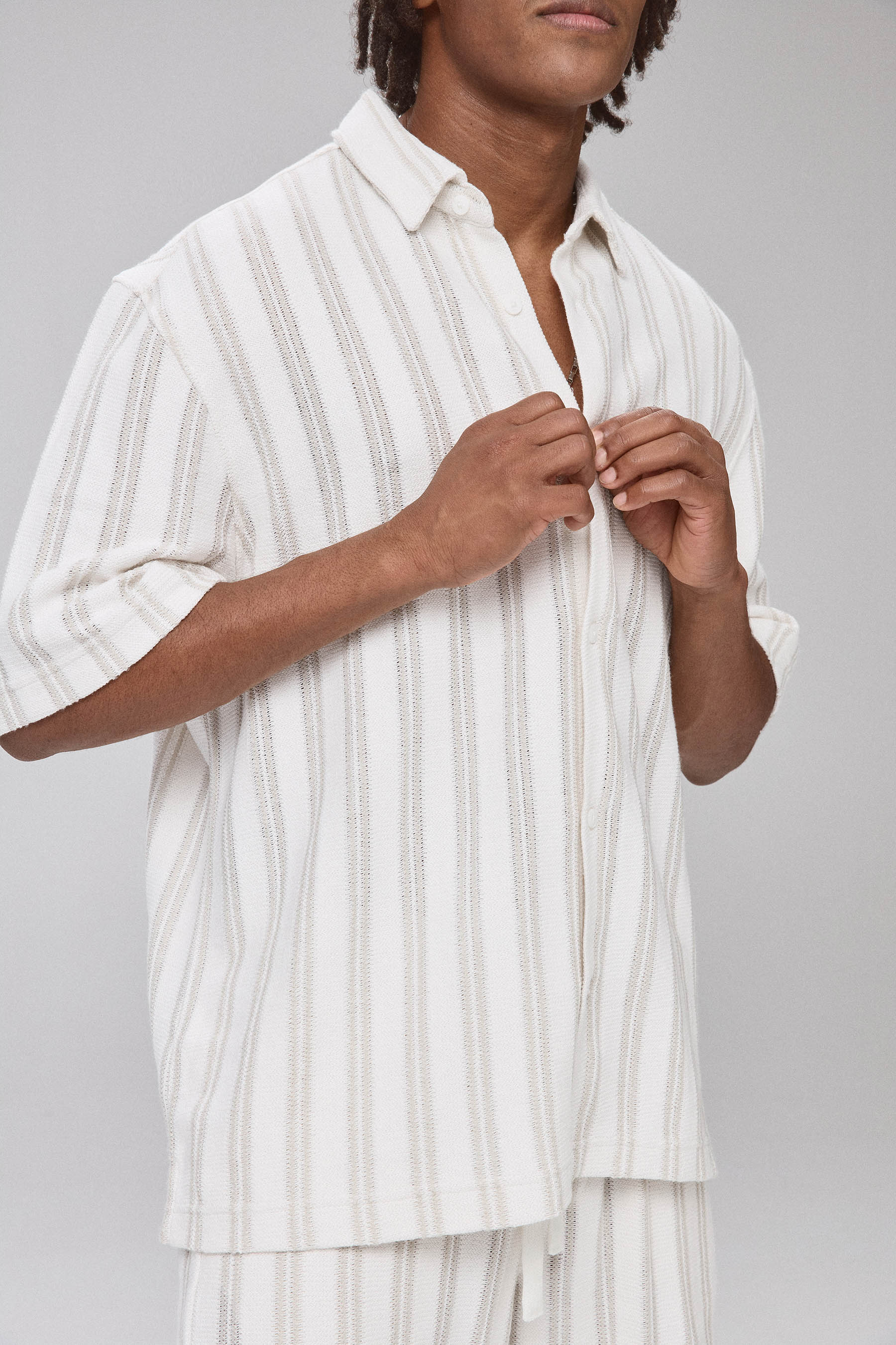 חולצת סט קרושה פסים