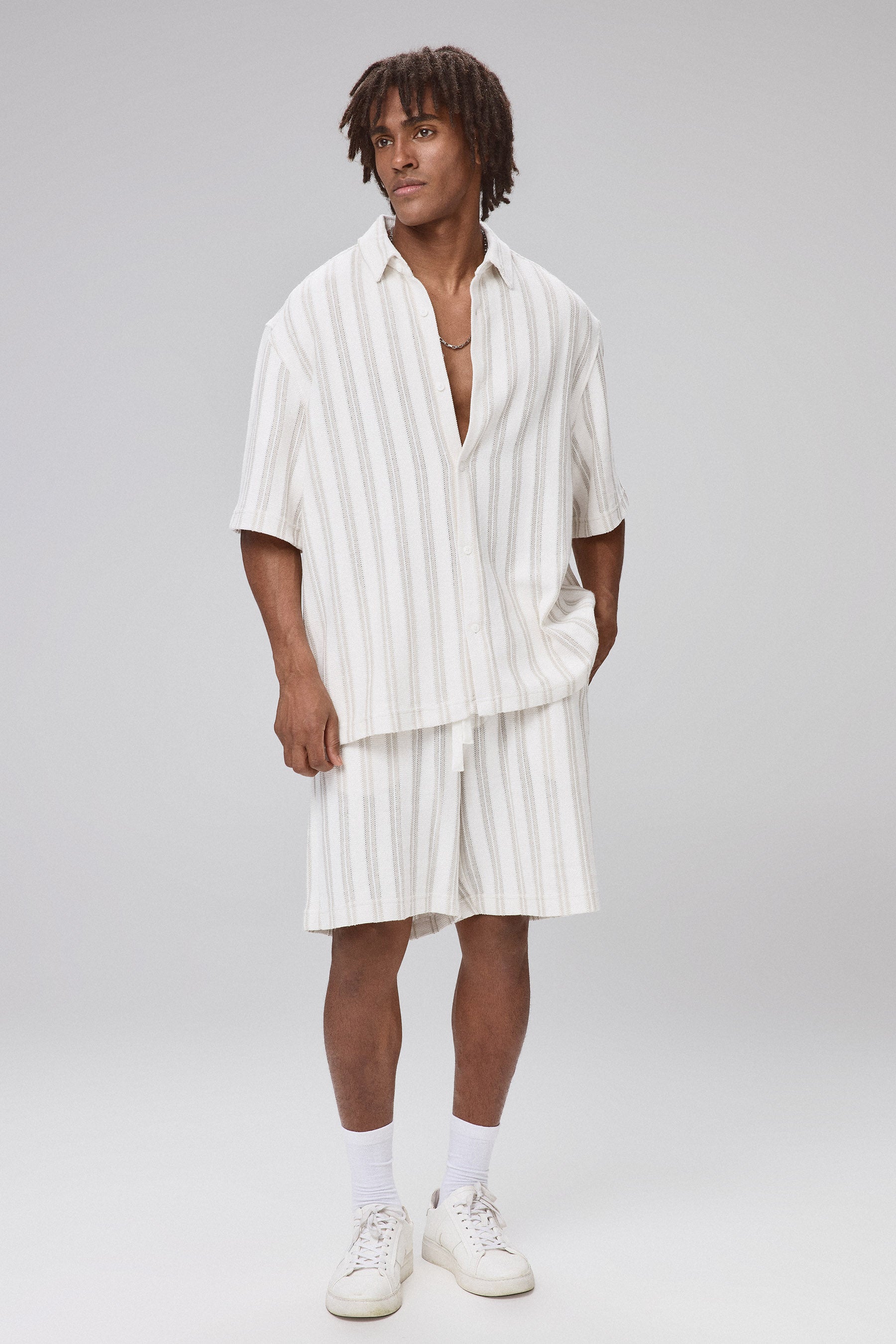 חולצת סט קרושה פסים