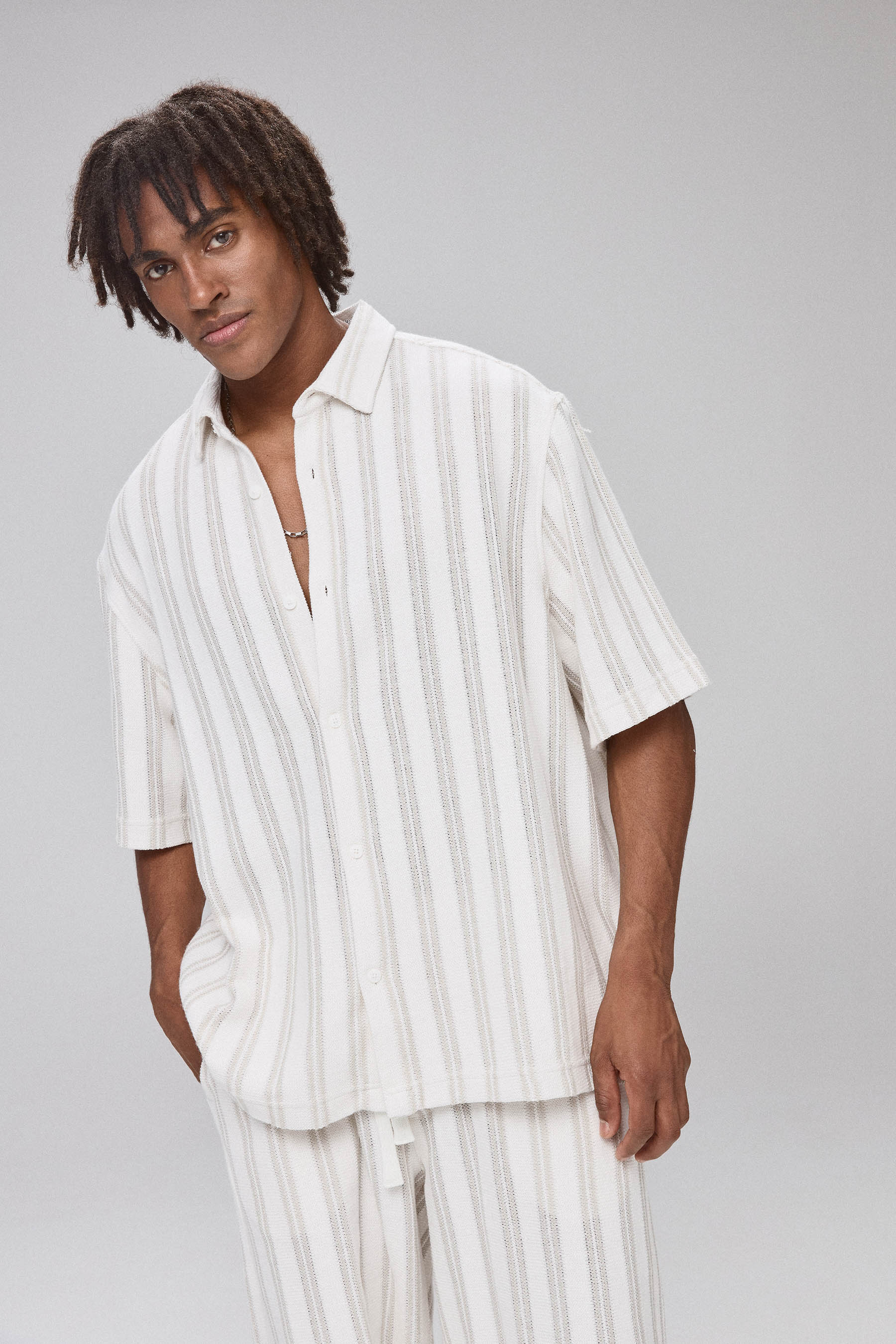 חולצת סט קרושה פסים