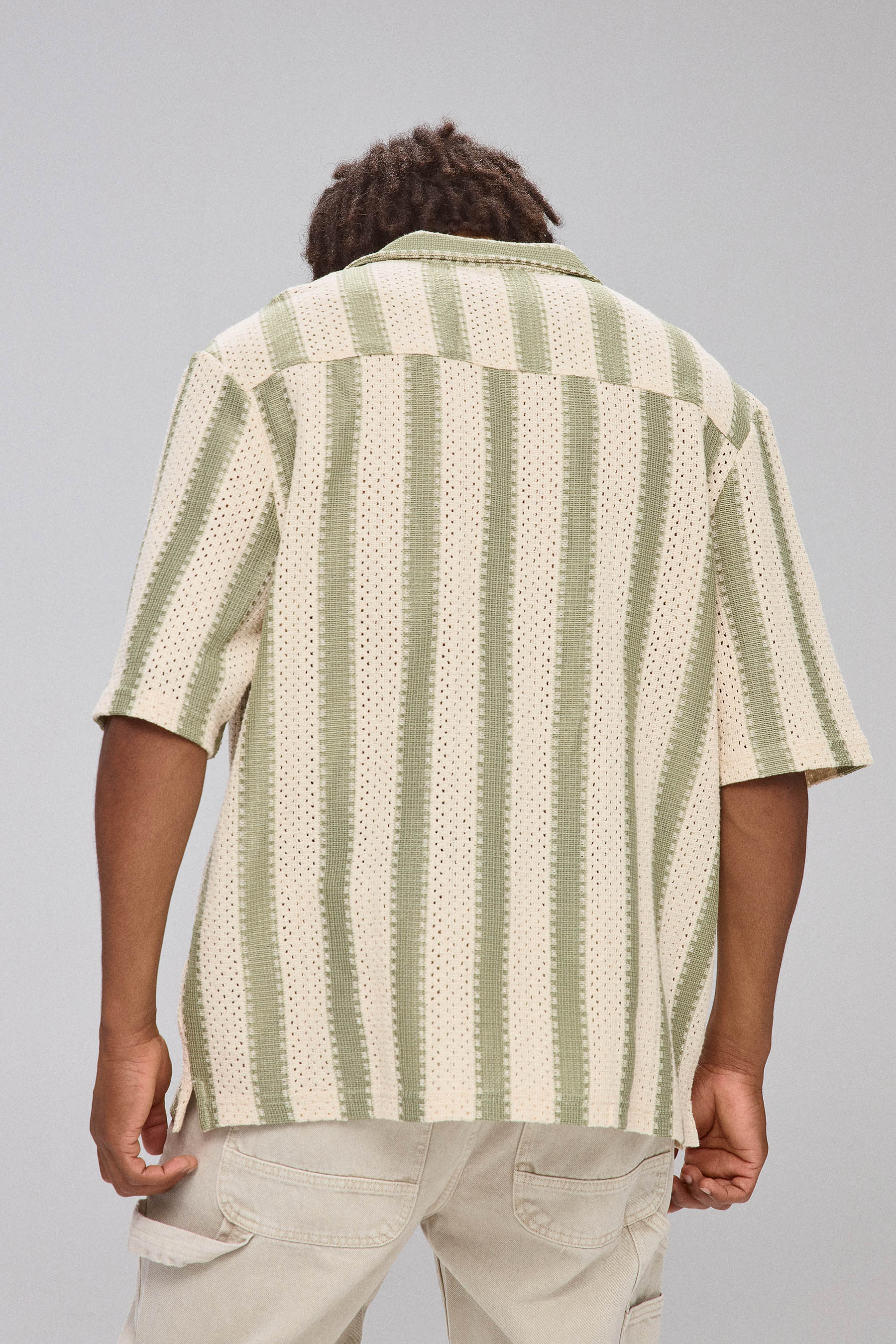 חולצת קרושה פסים רחבים