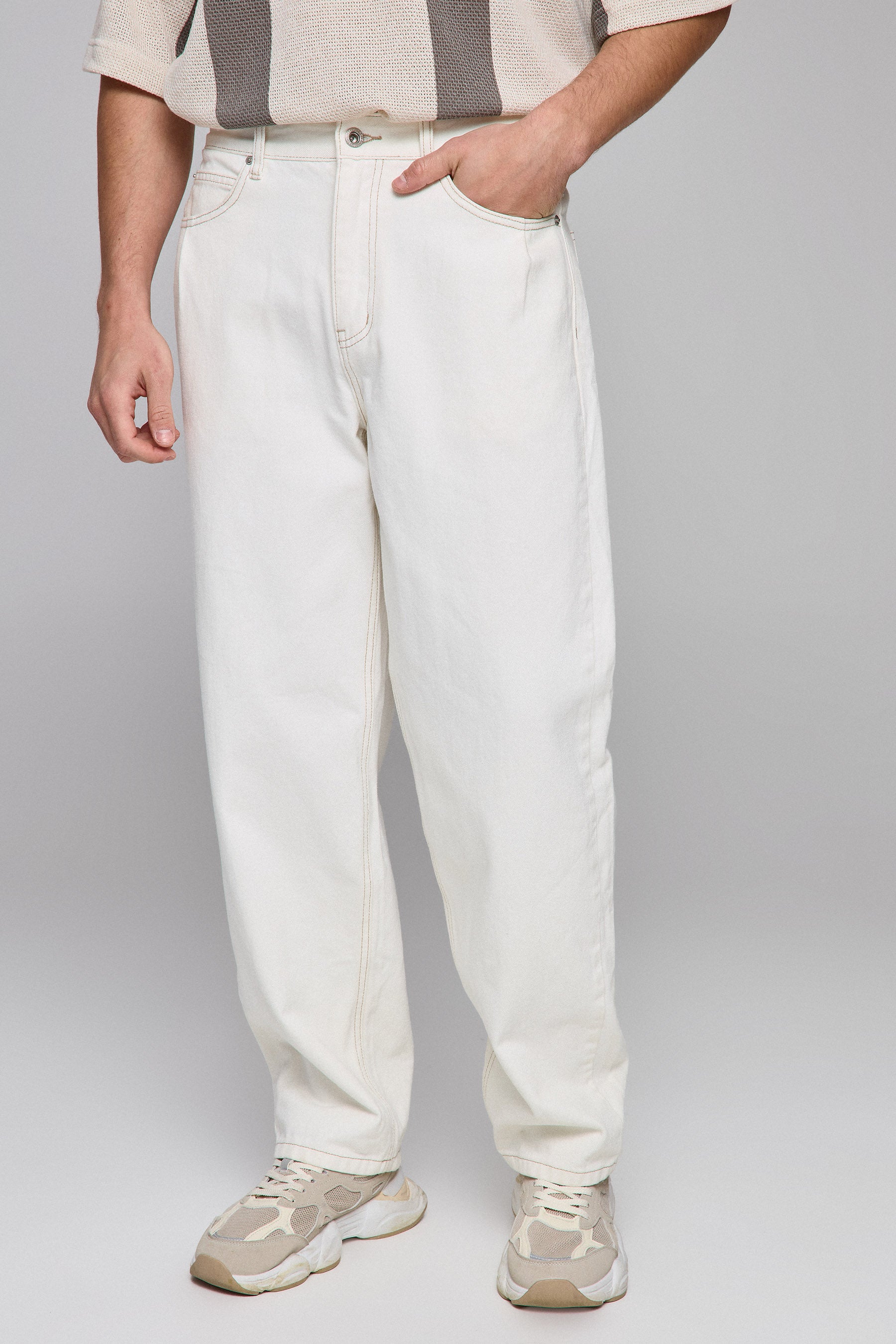 ג'ינס בלון קפל