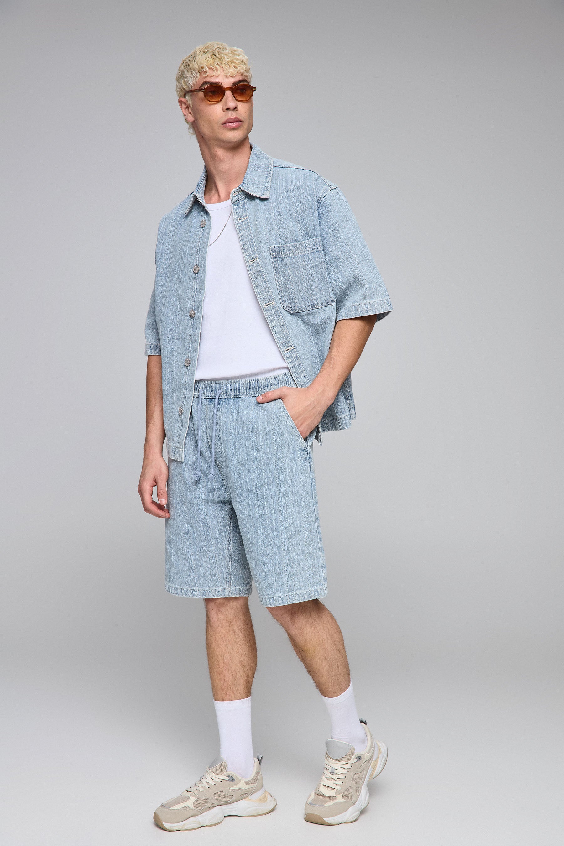 ברמודת ג'ינס סט ז'אקרד