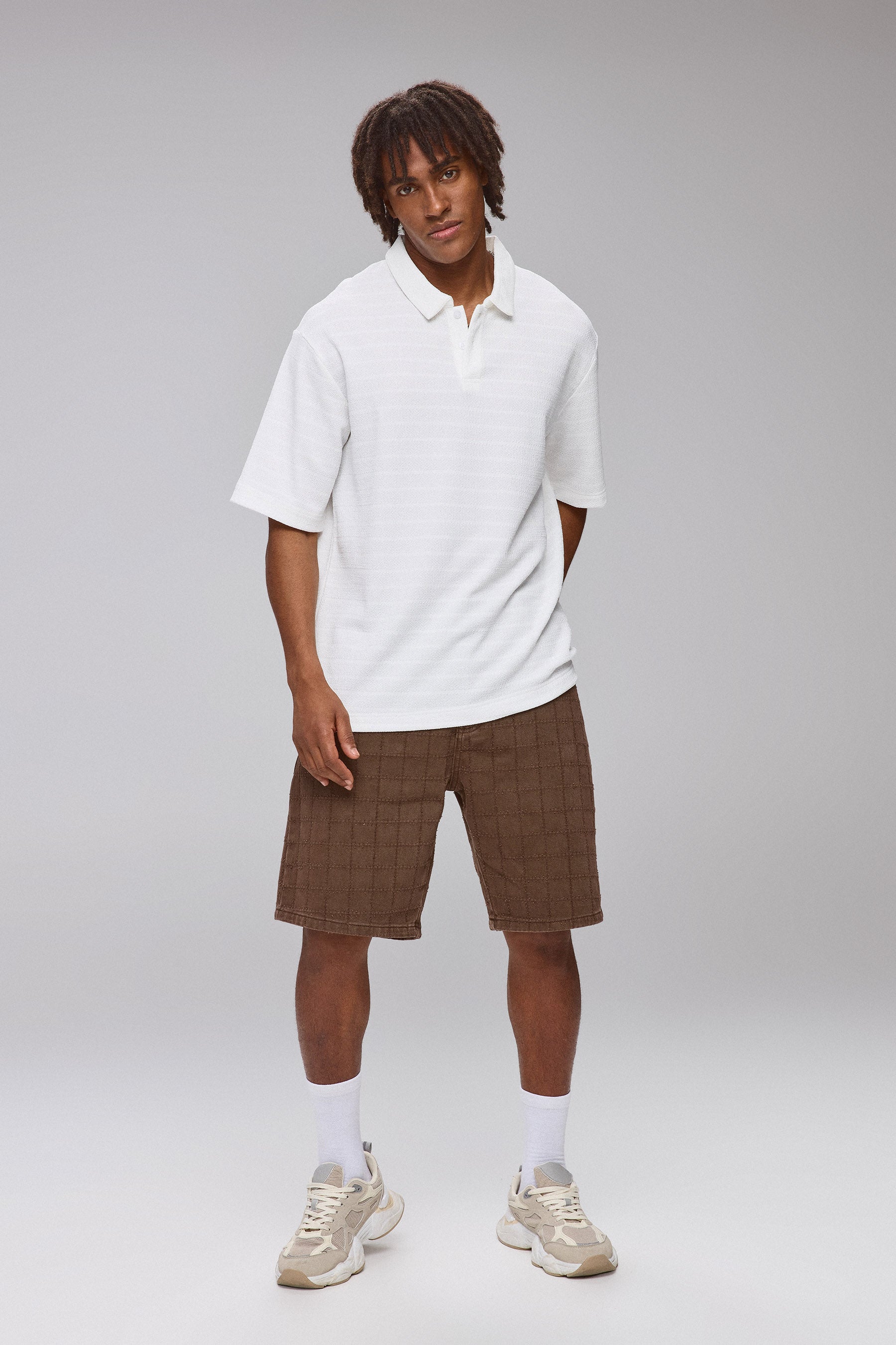 ברמודה גינס טקסטורה צבעוני