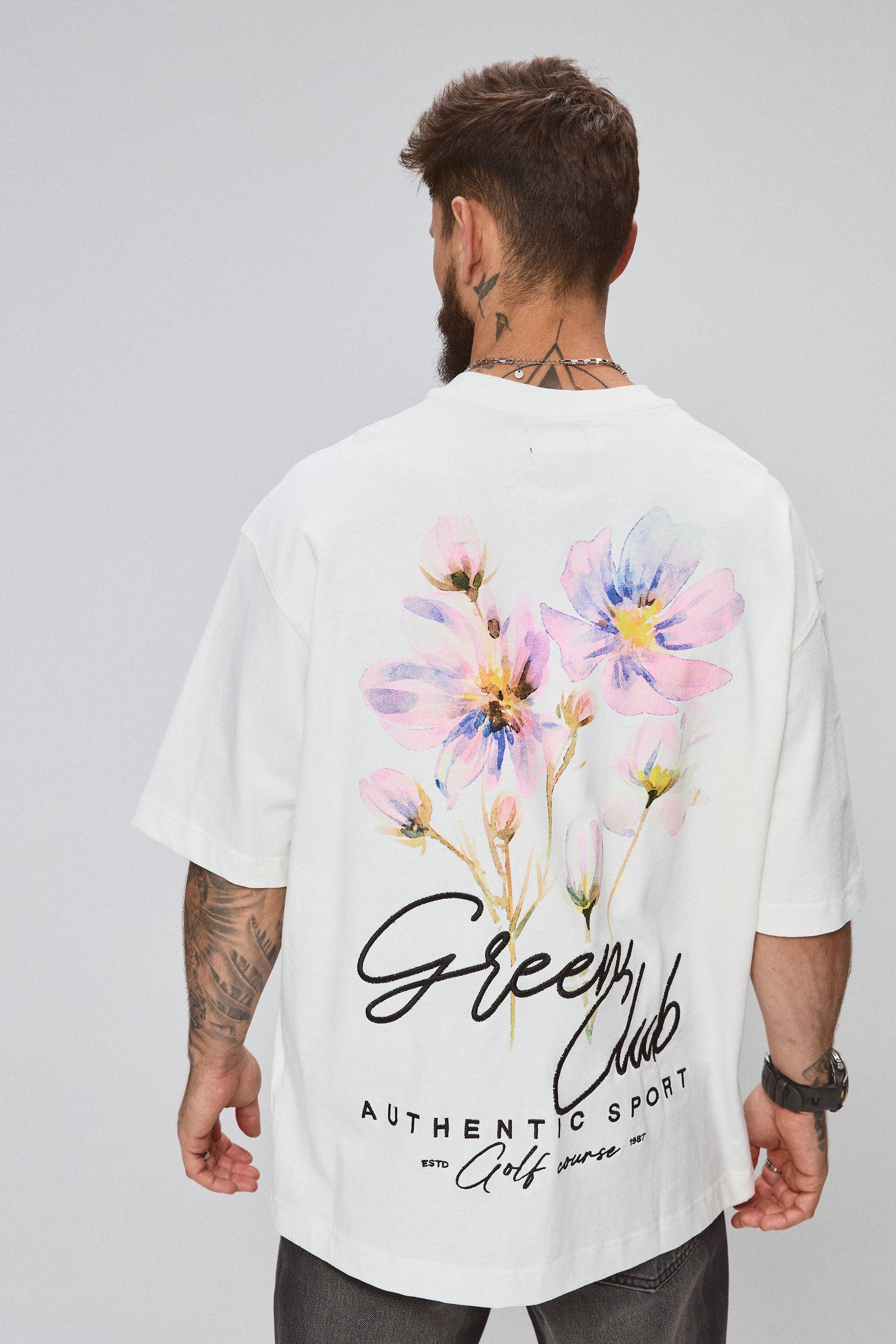 טי גולף פרחים